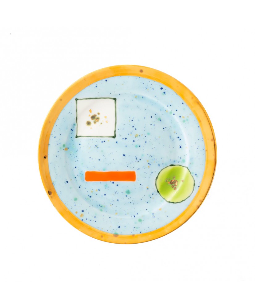 CORALLA MAIURI Sorbet Gold - Assiette à dessert Rim