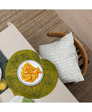 SABIA Set de table CAPEBA - Vert Jaune
